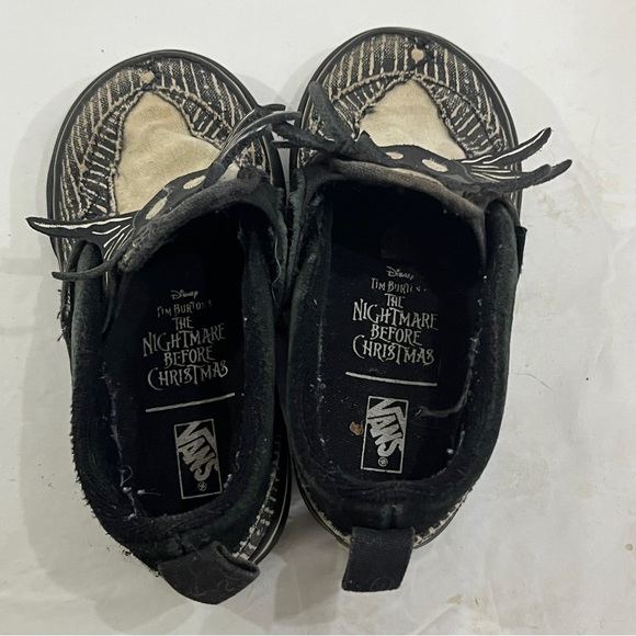 VANS DISNEY | Boys Tim Burtons The Nightmare Before Christmas Slip On Shoes Sz 6 - Picture 7 of 7